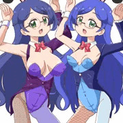 バニーガールの青葉りんか＆青葉ジュンコ