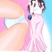 マーメイドスカート流行ってた時に描いた