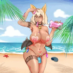 搾精海辺にご注意を