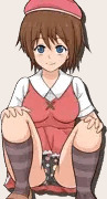 しゃがみガール