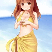 金曜日の微エロ　９週目　武部沙織ちゃんに水着を着てもらいました