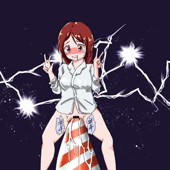 パイロン露出拡張オナニー