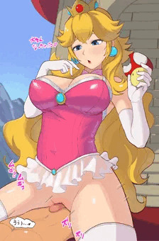 巨大化ピーチ姫