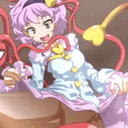 朝が弱いのでさとり様に起こしてもらってるシチュ