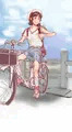 JC2、ヘルメット自転車通学中に素敵なお兄さんにサドルまたがりオナニーを教えてもらう