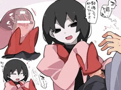 扇ちゃんの袖の中