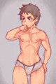 パンツ履いてる絵と履いてない絵