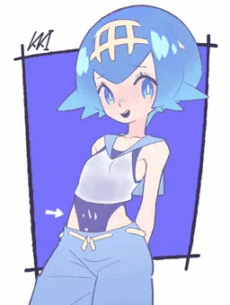 水着の角度がエグいスイレンちゃん