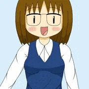 眼鏡な線目ちゃん（仮）