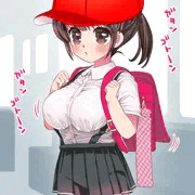 フォロワーさんが電車内で見かけた子を描いてみた☆