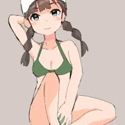 水着少女