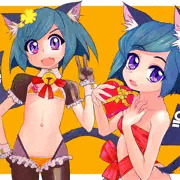 バレンタインデーなので逆バニーとか裸リボンしてくれたちび闇ちゃん