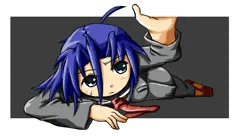 看板娘バナー用に描いたうちの娘