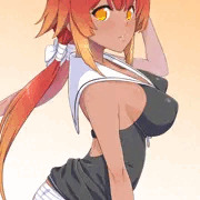 セーラー水着さん。