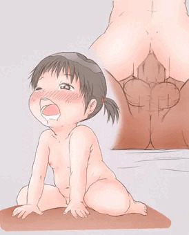 女児あなるにドバッと！