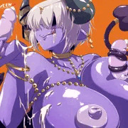 お菓子を貰いに来た悪魔さん