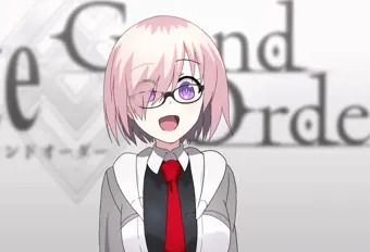 マシュのマシュマロが揺れるアニメ