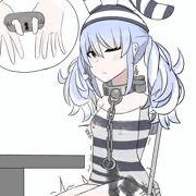 拘束状態で面会ぺこ