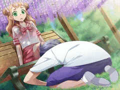 【おまたゆるめはままならない】土下座で頼み込まれるゆるめ