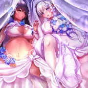 【skebリクエスト】ビーチでナンパしたオリキャラ姉妹
