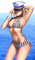 外国艦を使ってそうな女性提督さん
