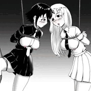 Dark girl and White girl