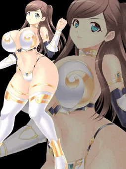 ロリ巨乳ビキニアーマー娘