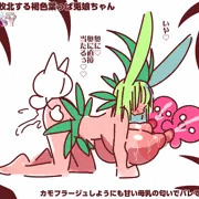 森の奥で敗北する褐色兎娘ちゃん