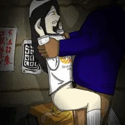 暗い裏路地の陰