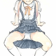 吊スカート少女