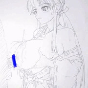 爆乳巫女。
