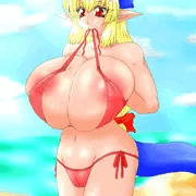 せめてイラストくらいは夏らしく…水着なう！