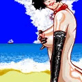 海描いてみました。
