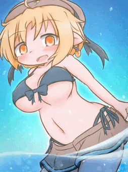 黒ビキニホットパンツ