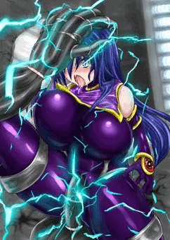 上下で掴んで電気ビリビリ