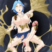ふたなり蟲姦