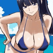 前かがみ