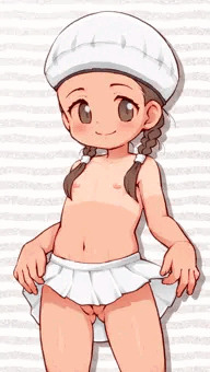 帽子スカート