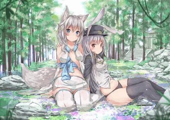 きつねとかうさぎとか