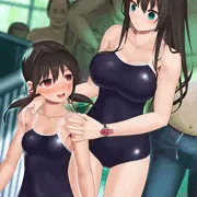 仲良しスク水姉妹