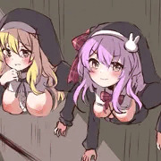 【自作エロゲ】メメリスちゃんとティーナちゃんの壁尻シスター