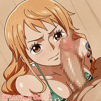 ナミの顔に