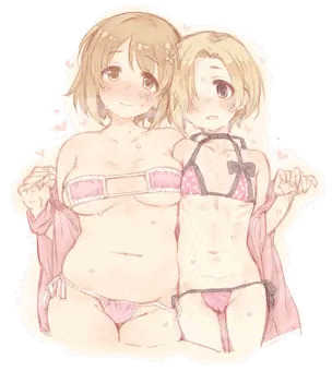 三村かな子ちゃんと白坂小梅ちゃん
