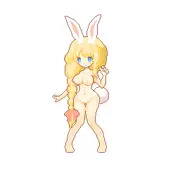 雪うさぎの女の子