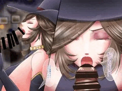 チ○ポを盗んだ（借りた）魔法使いに罰としてフェラしてもらう