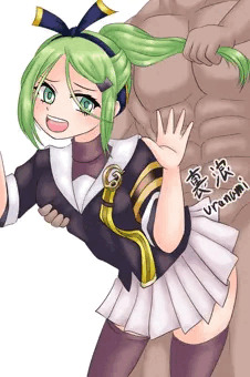 桐生〇子 髪掴みファック