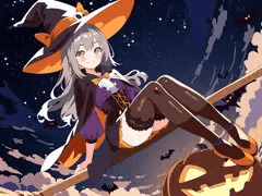ハロウィンの魔女