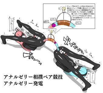 ふたなり琴葉姉妹アナルゼリー発電