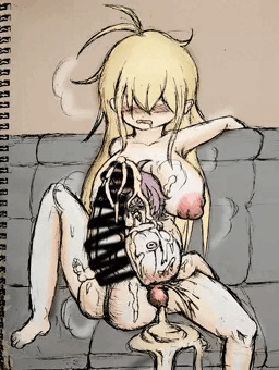 ペドオナホの赤ちゃんゆかりさんと一旦休憩中のふたなりマキさん