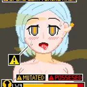ドット絵　寄生キノコの苗床になる被検体404号